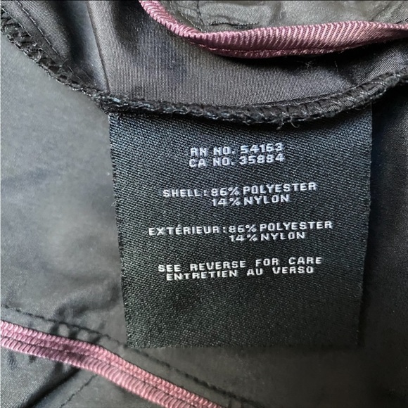 Cole Haan Signature Back Bow Packable Hooded Raincoat – Black XS - Picture 15 of 16